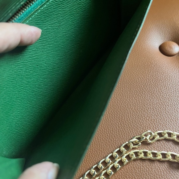 Louis Vuitton Green Epi Long Wallet  includes wallet insert & unbranded chain. - Picture 4 of 9